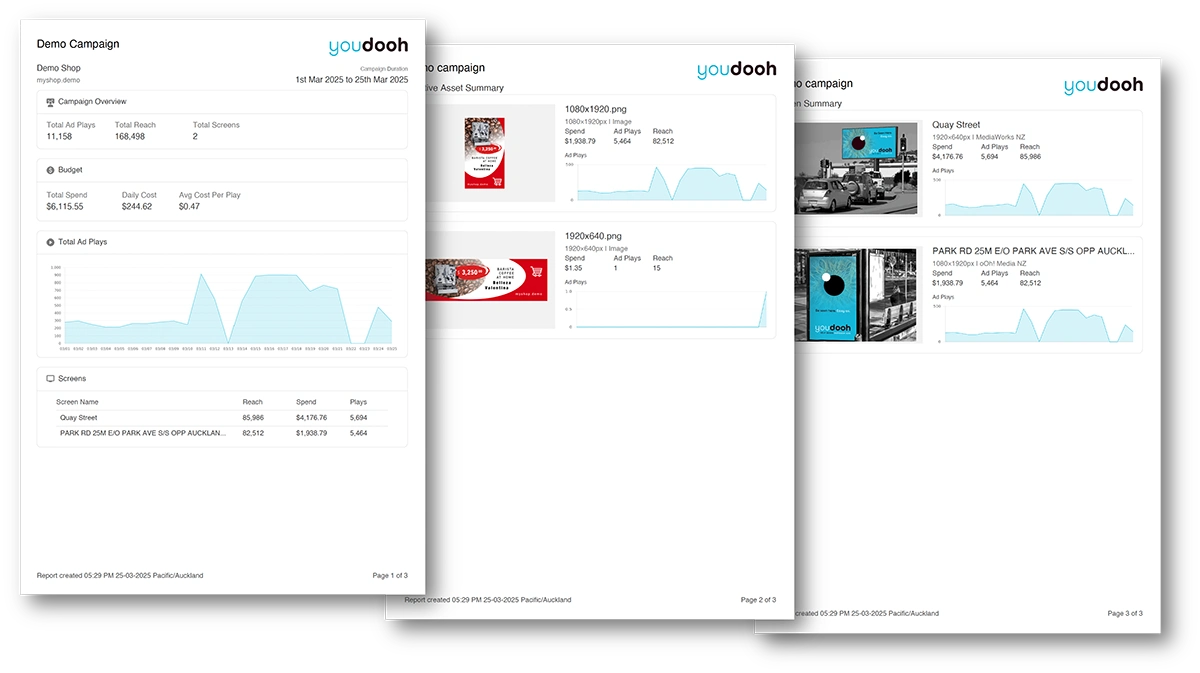 youdooh downloadable report